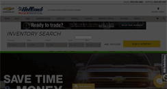 Desktop Screenshot of joehollandchevrolet.com