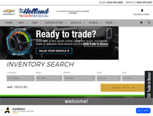 Tablet Screenshot of joehollandchevrolet.com